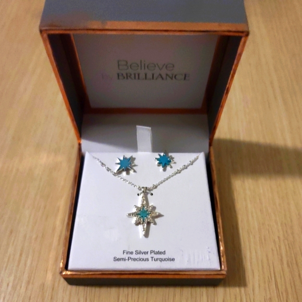 Earring Necklace Set 8$
